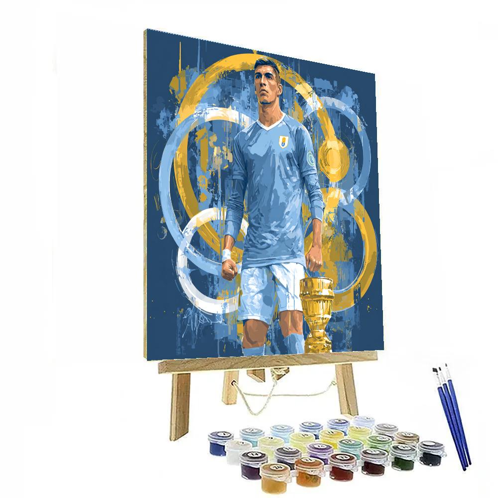 Valverde Fifa 2026 Pulse Paint by numbers art