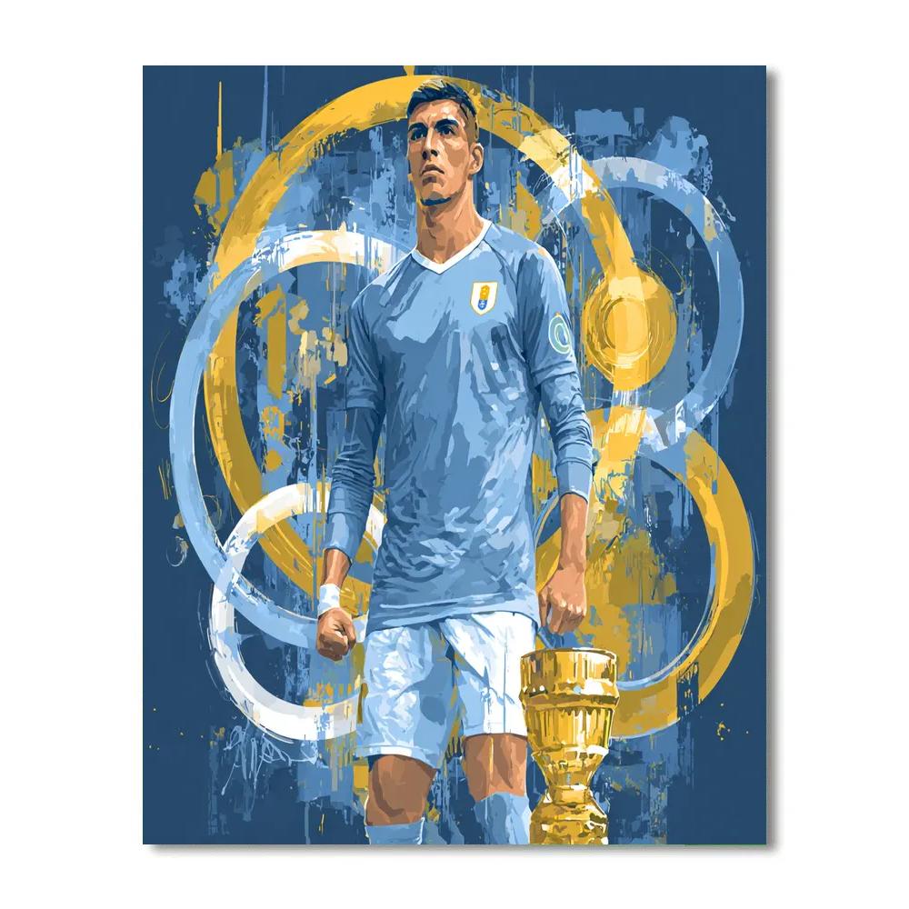 Valverde Fifa 2026 Pulse Paint by numbers art