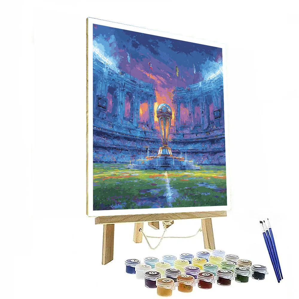 Uzbekistan Fifa 2026 Dawn paint by numbers
