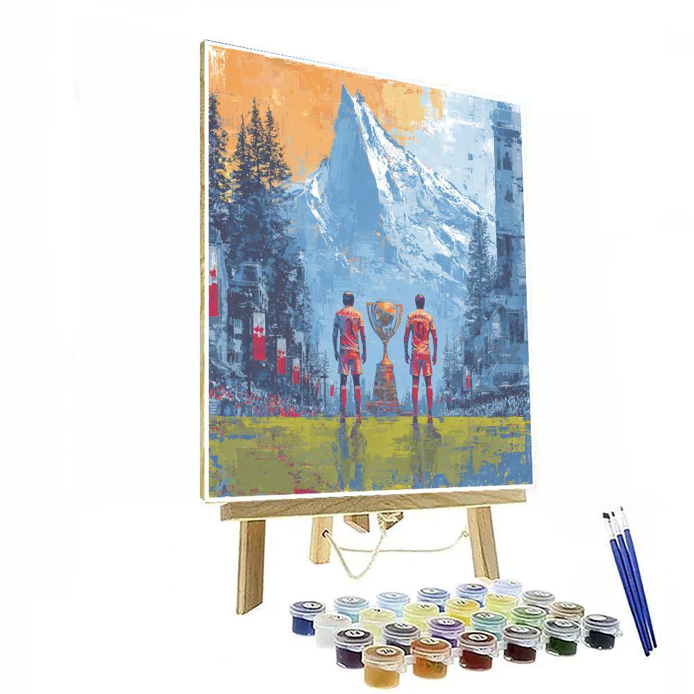 Fifa 2026 Canada Vs Switzerland paint by numbers