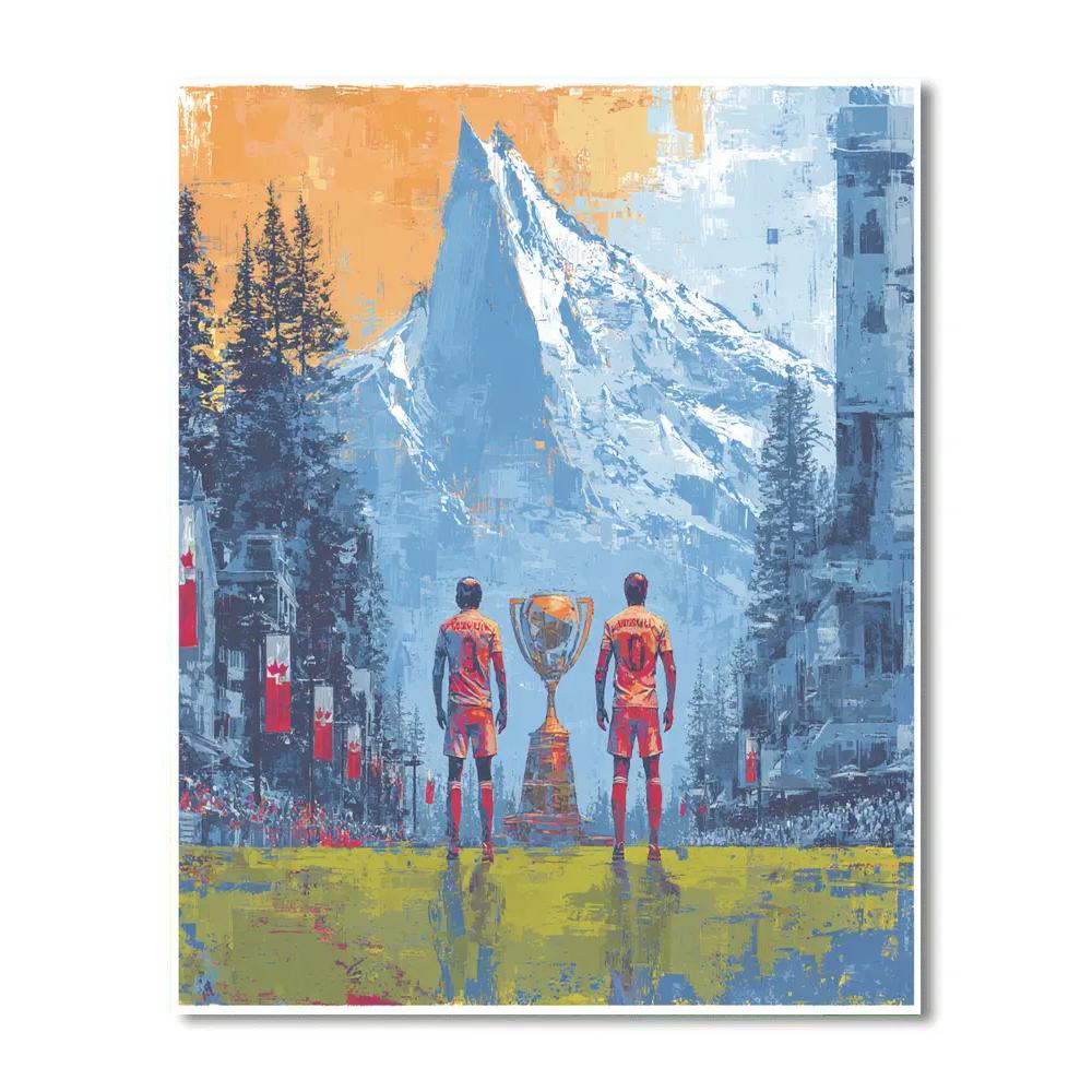 Fifa 2026 Canada Vs Switzerland paint by numbers