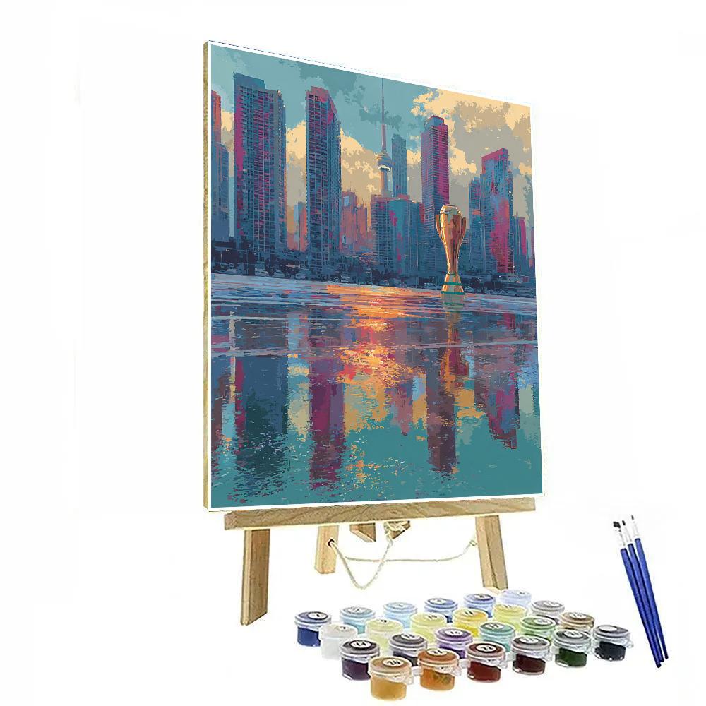 Miami Fifa 2026 Reflection Numbered painting kits
