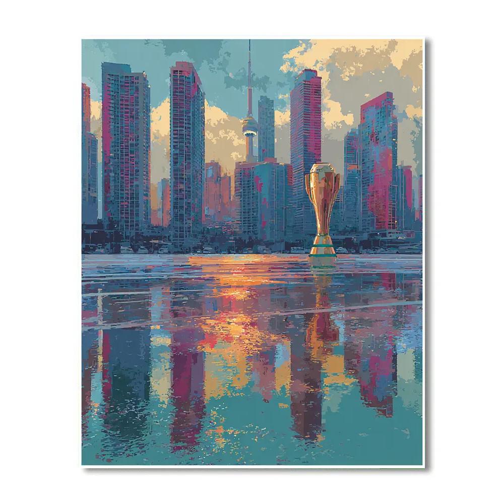 Miami Fifa 2026 Reflection Numbered painting kits