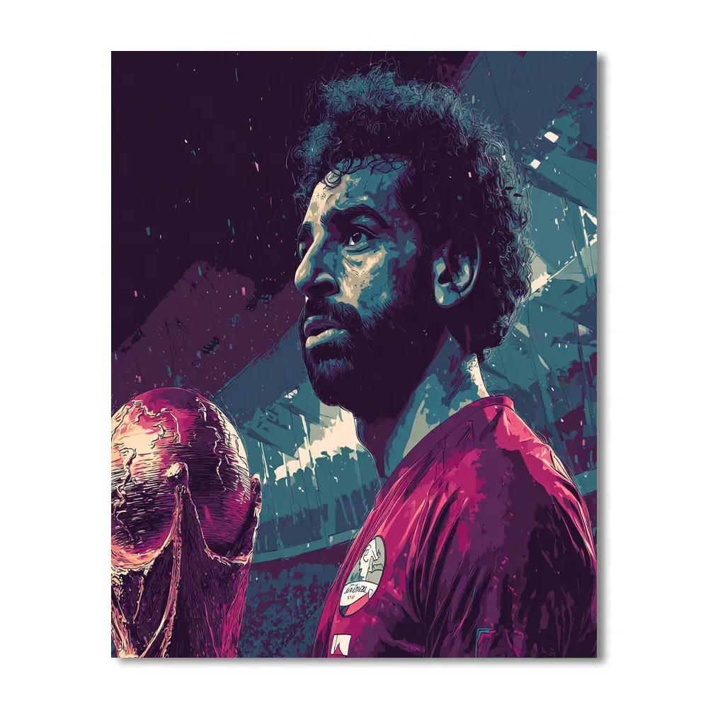 Salah Fifa 2026 Lights painting number kit