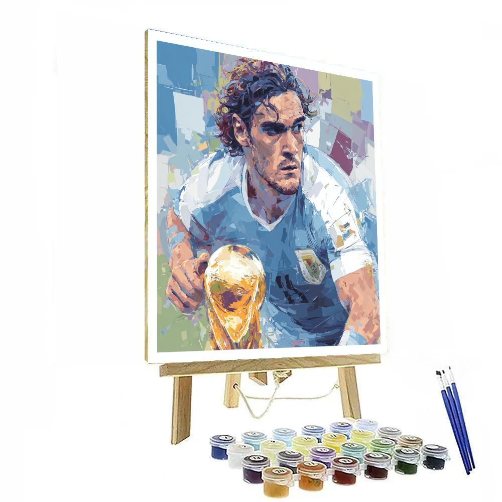 Fifa 2026 Valverde Flame Paint by numbers art