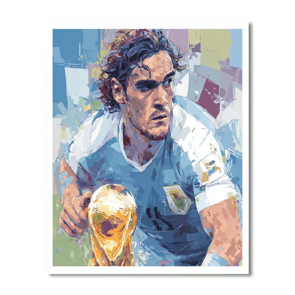 Fifa 2026 Valverde Flame Paint by numbers art