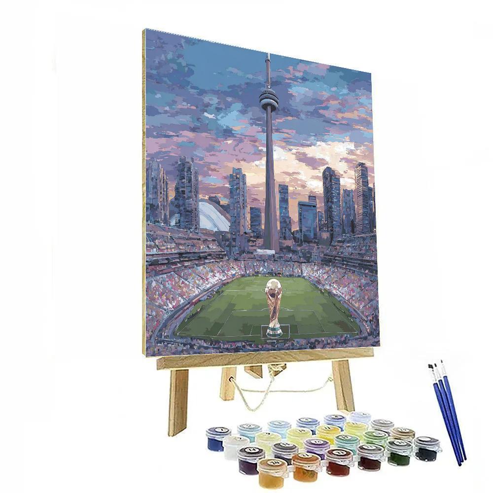 Toronto Fifa 2026 Glow paint by number