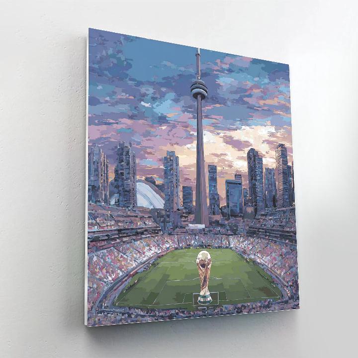 Toronto Fifa 2026 Glow paint by number
