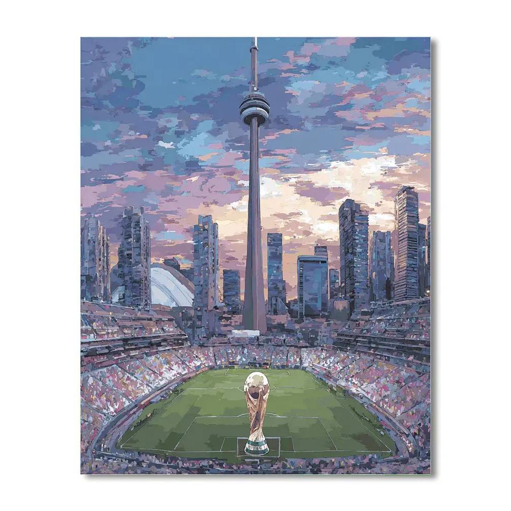 Toronto Fifa 2026 Glow paint by number