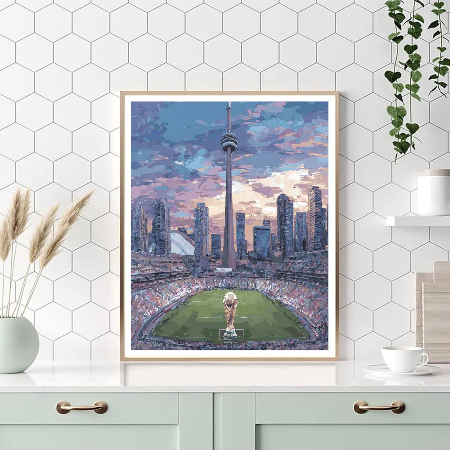 Toronto Fifa 2026 Glow paint by number