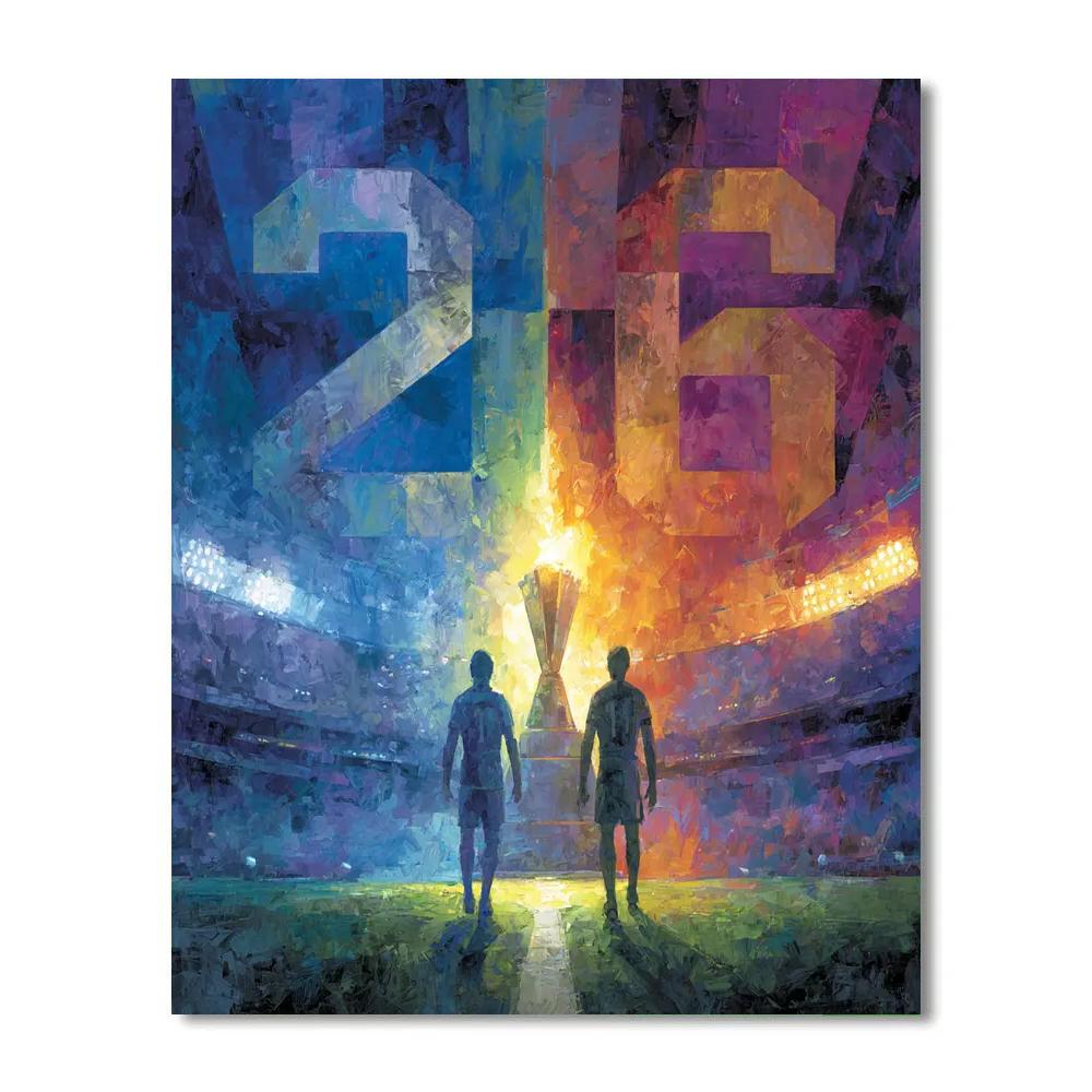 Fifa 2026 Morocco Vs Scotland paint by numbers