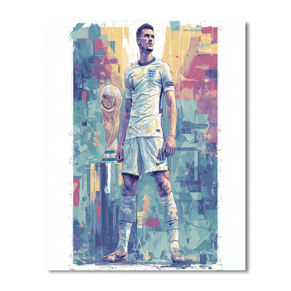 Fifa 2026 Bellingham Crown DIY paint by numbers