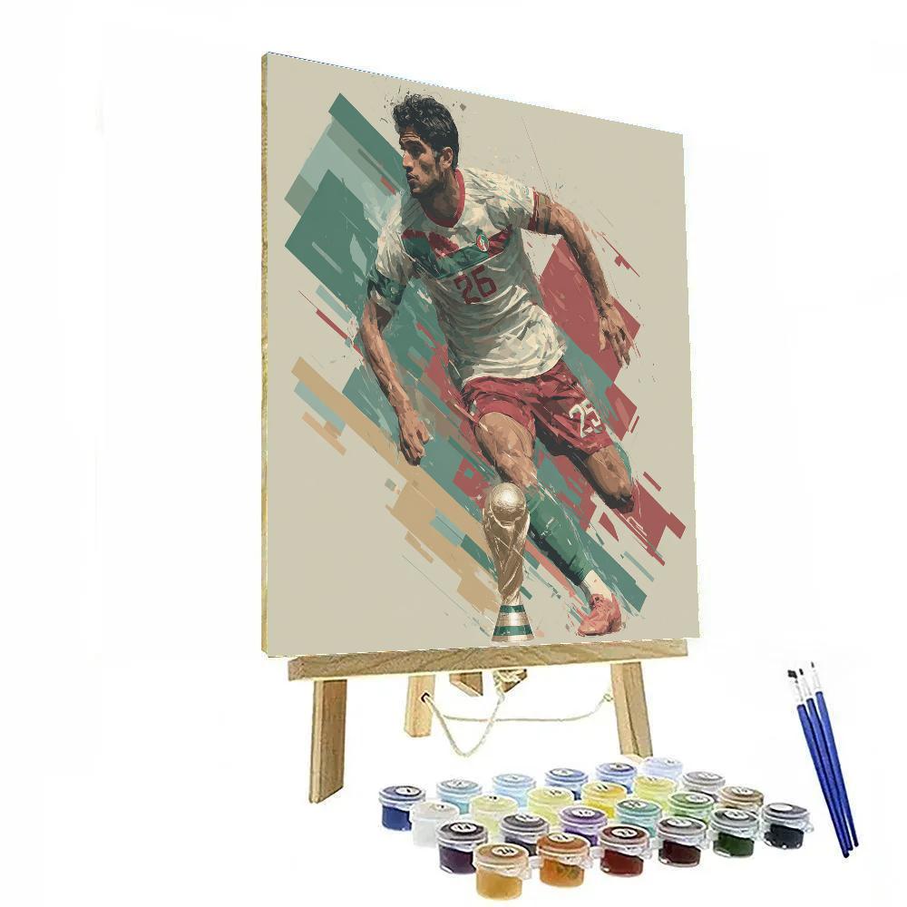 Fifa 2026 Hakimi Velocity paint by number
