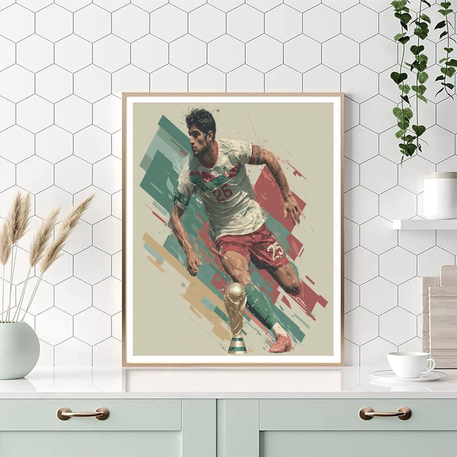 Fifa 2026 Hakimi Velocity paint by number
