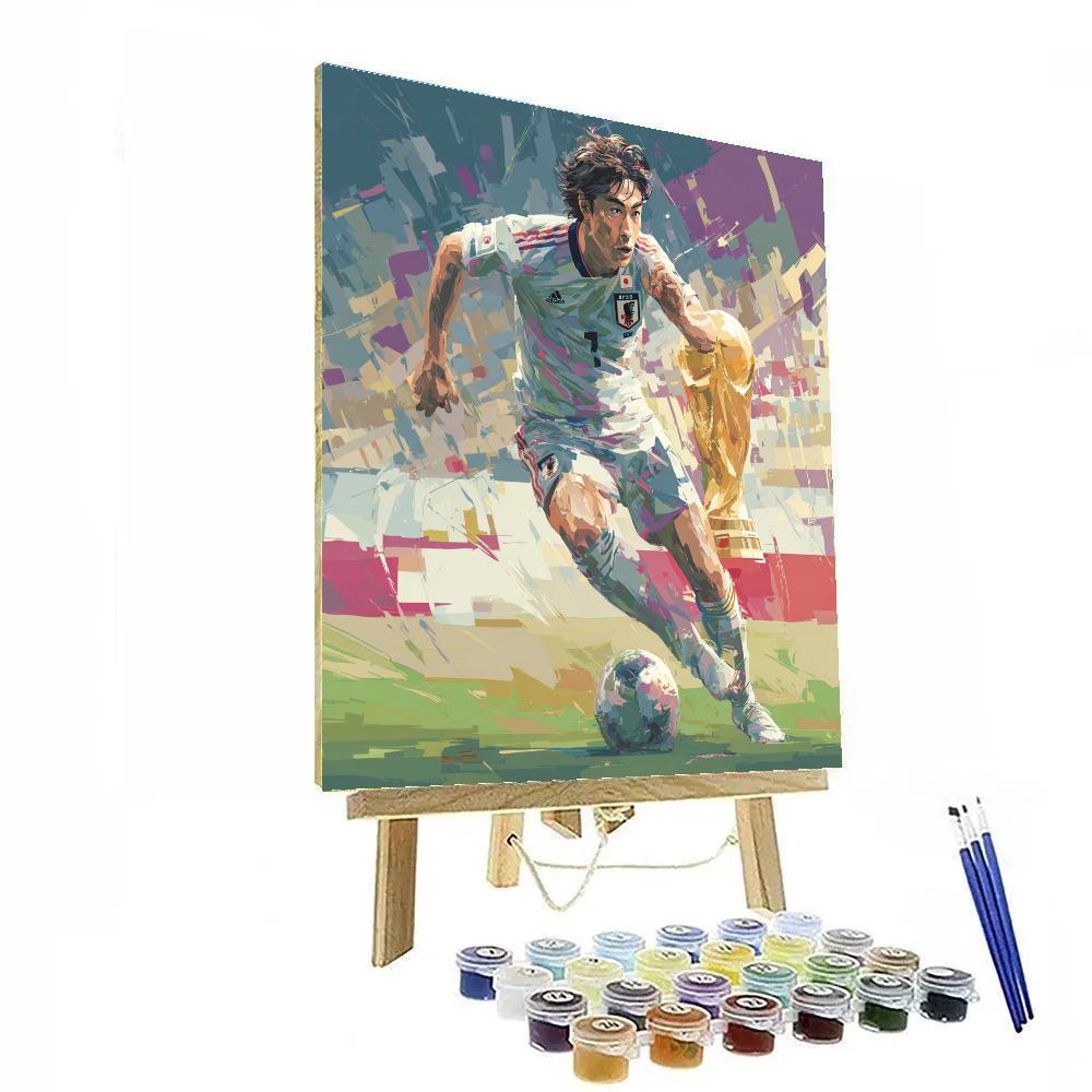 Mitoma Fifa 2026 Dawn Numbered painting kits