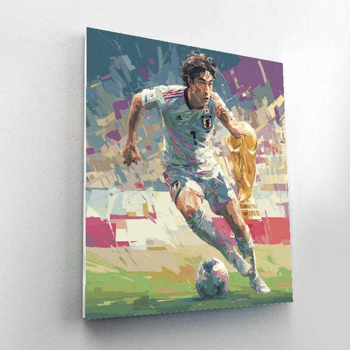 Mitoma Fifa 2026 Dawn Numbered painting kits
