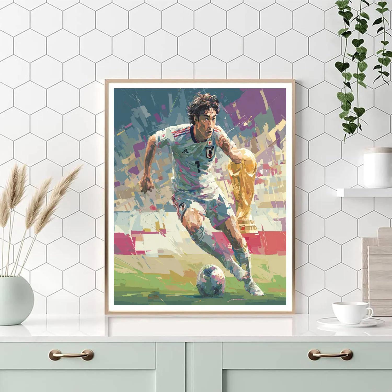Mitoma Fifa 2026 Dawn Numbered painting kits