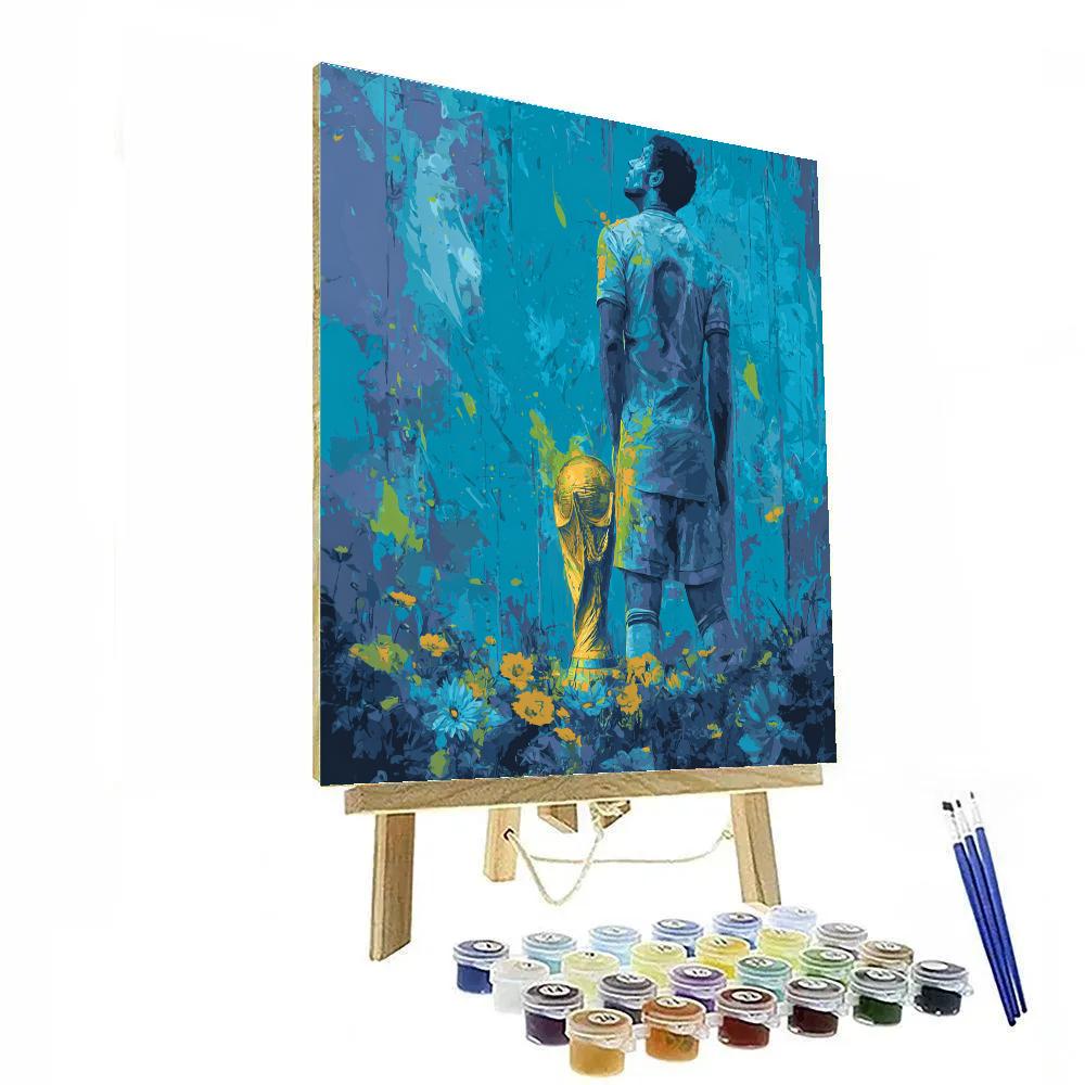 Curaçao Fifa 2026 Blue Paint by numbers kits