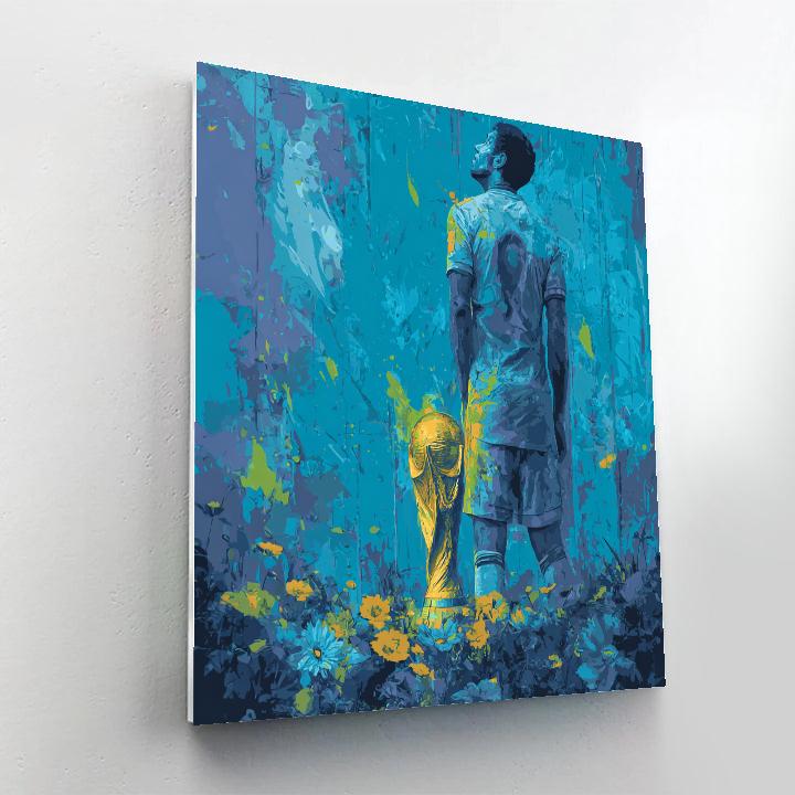 Curaçao Fifa 2026 Blue Paint by numbers kits