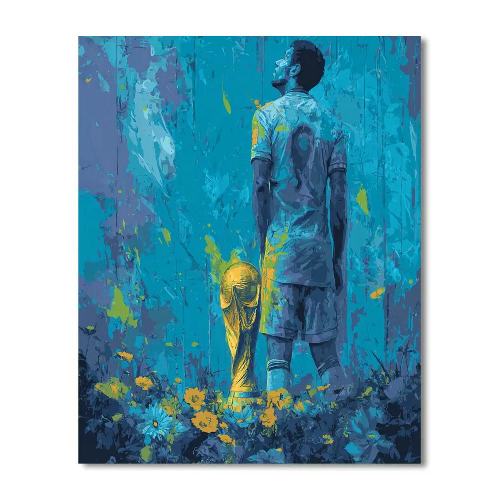 Curaçao Fifa 2026 Blue Paint by numbers kits