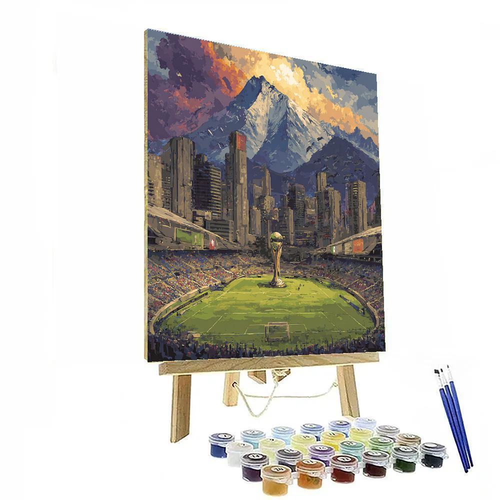 Monterrey Fifa 2026 Peaks Painting by numbers kit