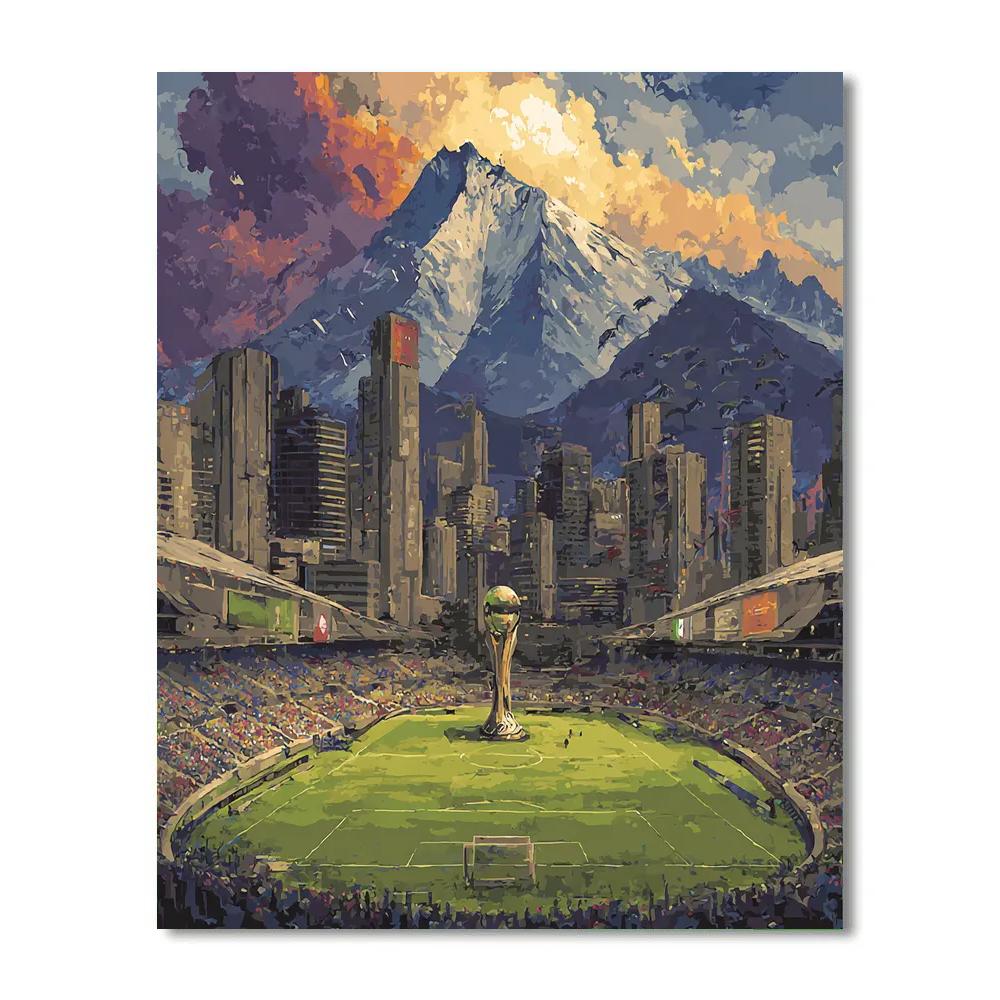 Monterrey Fifa 2026 Peaks Painting by numbers kit