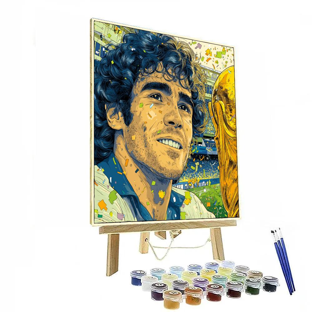 Ronaldinho Fifa 2026 Joy Numbered painting kits