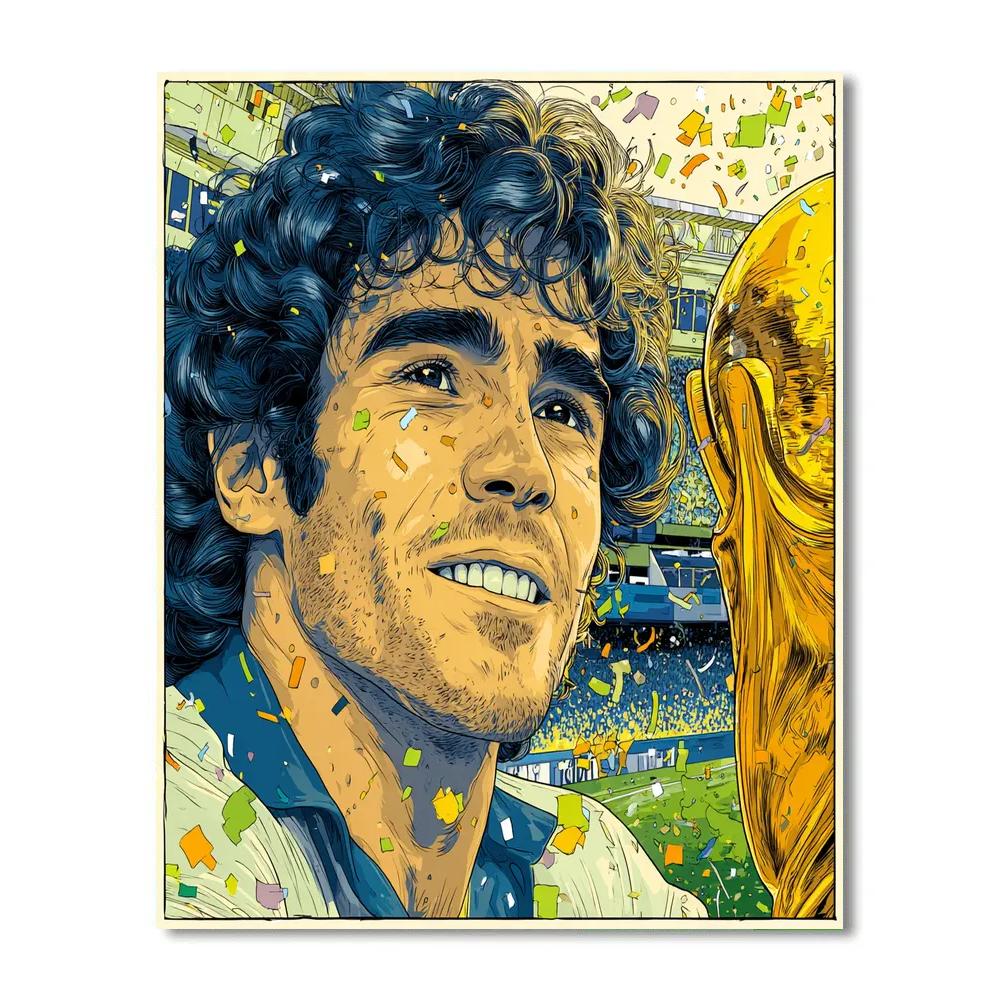 Ronaldinho Fifa 2026 Joy Numbered painting kits