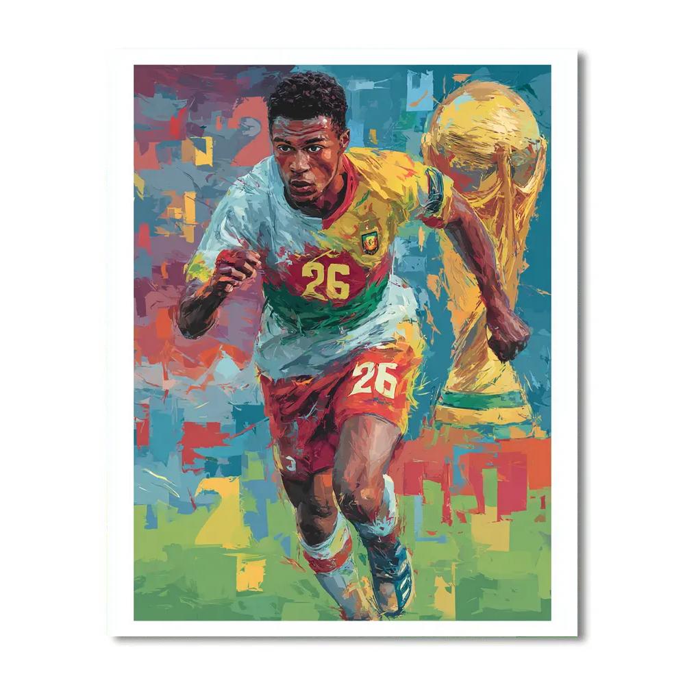 Kudus Fifa 2026 Pulse Paint by numbers art