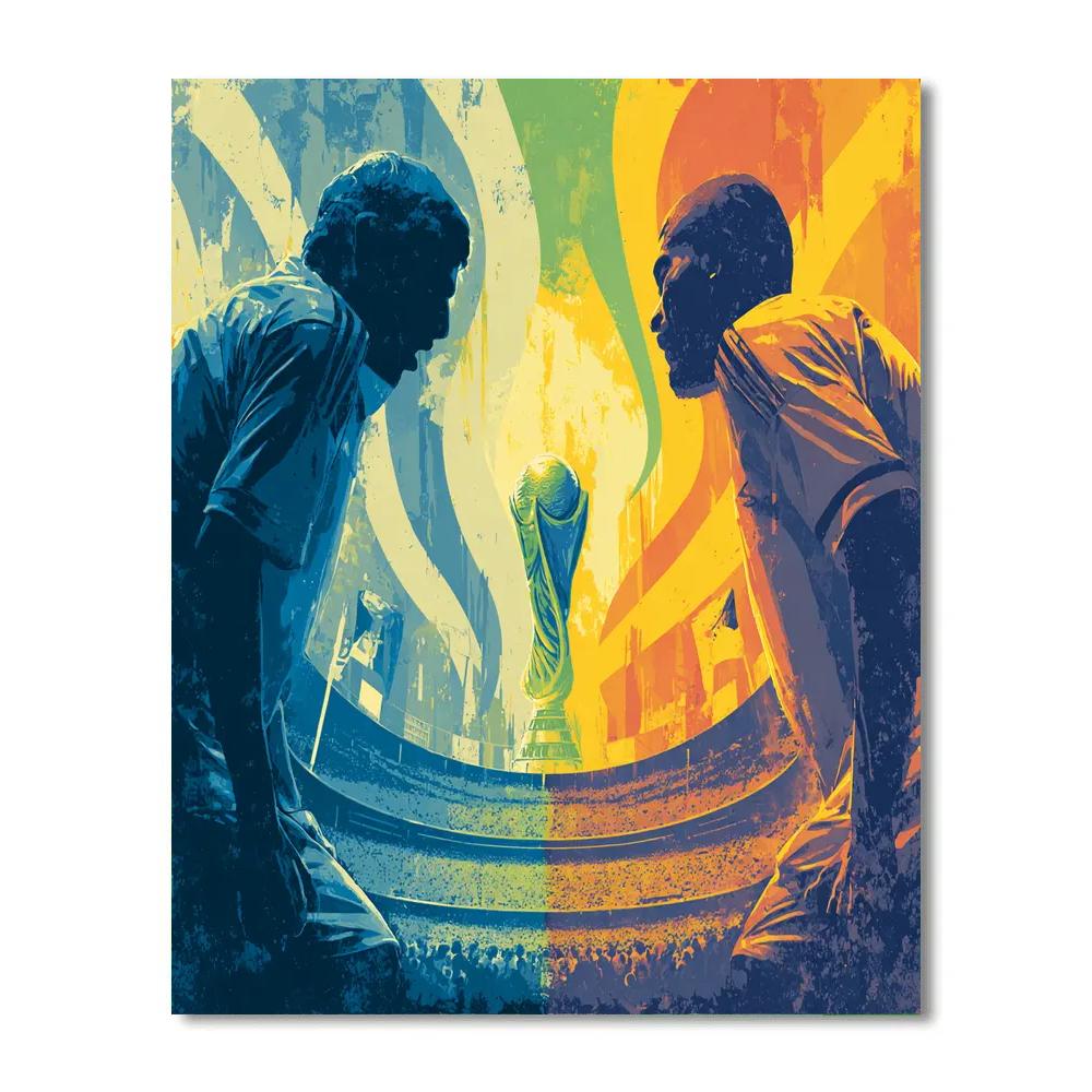 Fifa 2026 Argentina Vs Algeria DIY paint by numbers