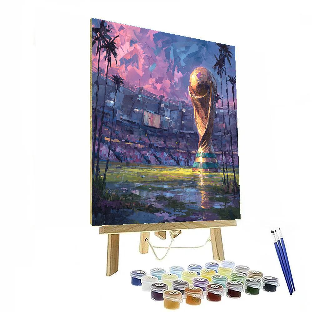 Miami Fifa 2026 Reflection Numbered painting kits