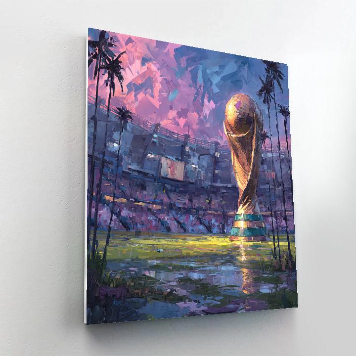 Miami Fifa 2026 Reflection Numbered painting kits