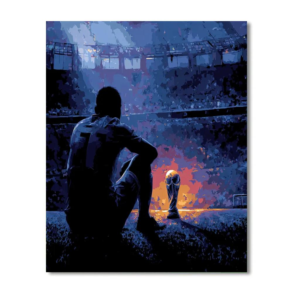 Japan Fifa 2026 Blue Hour Numbered painting kits
