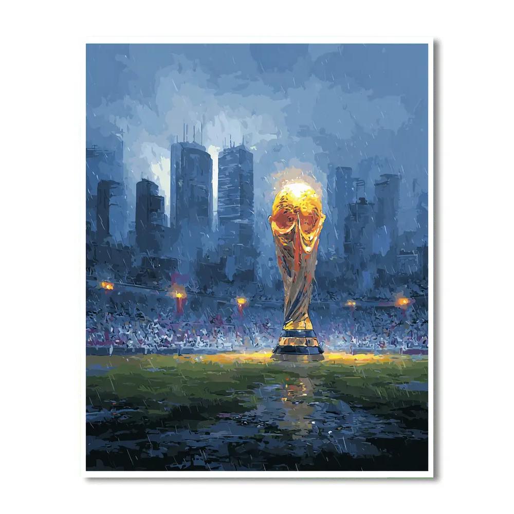 Seattle Fifa 2026 Rainlight Numbered painting kits