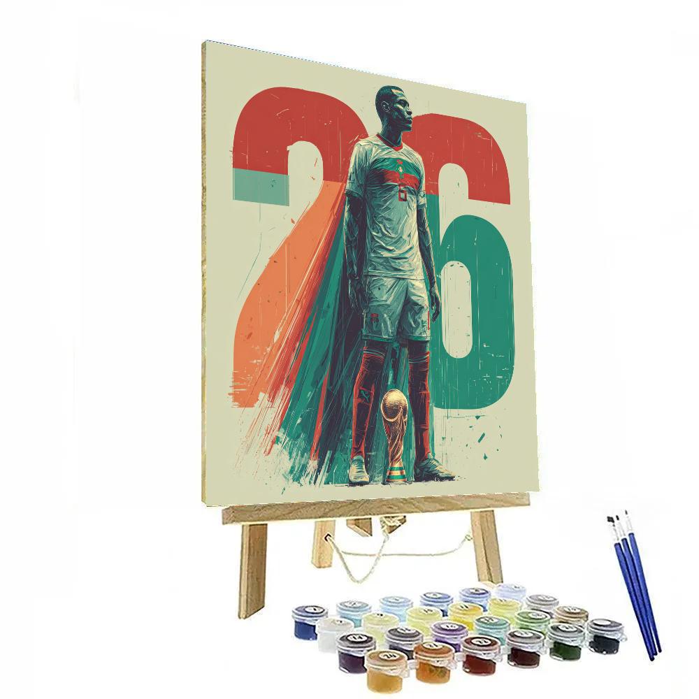 Fifa 2026 Morocco Atlas paint by color