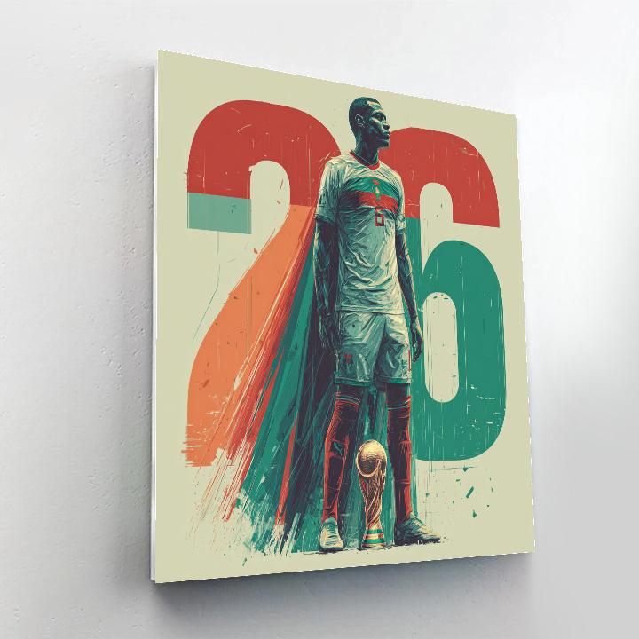 Fifa 2026 Morocco Atlas paint by color