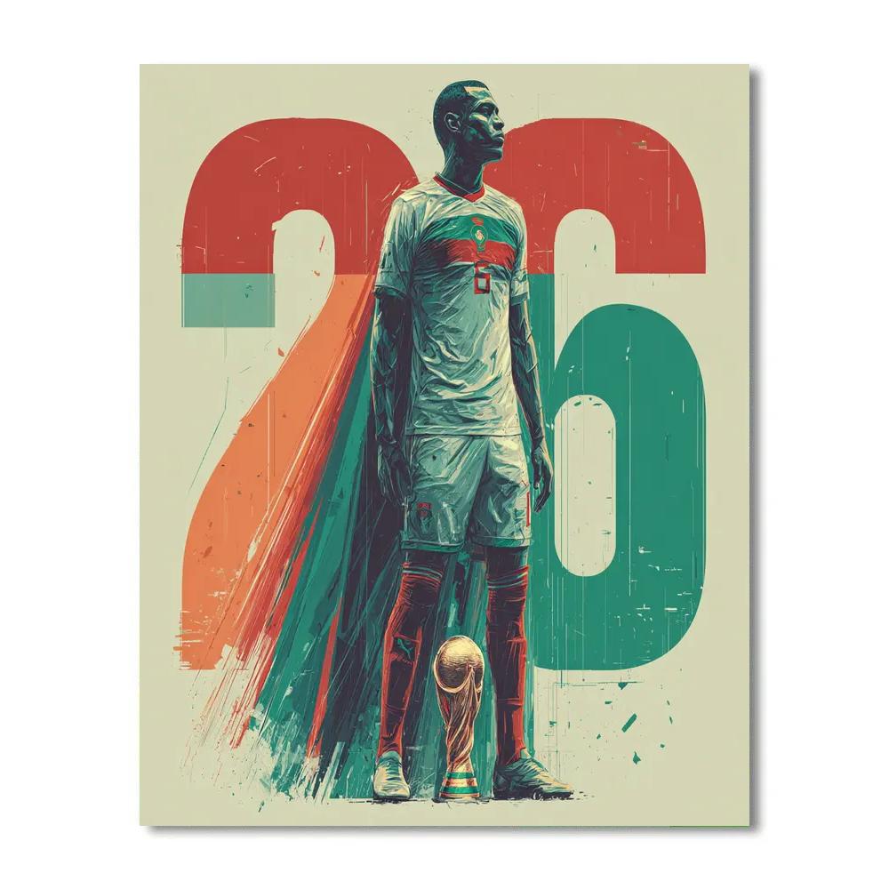 Fifa 2026 Morocco Atlas paint by color