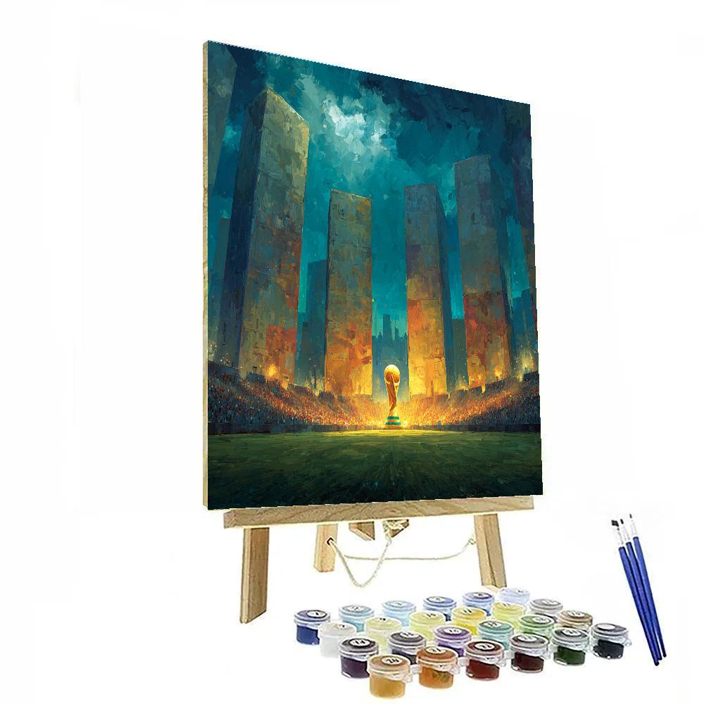 Fifa 2026 Trophy Horizon DIY paint by numbers