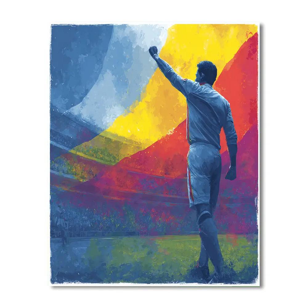 Panama Fifa 2026 Wave painting number kit