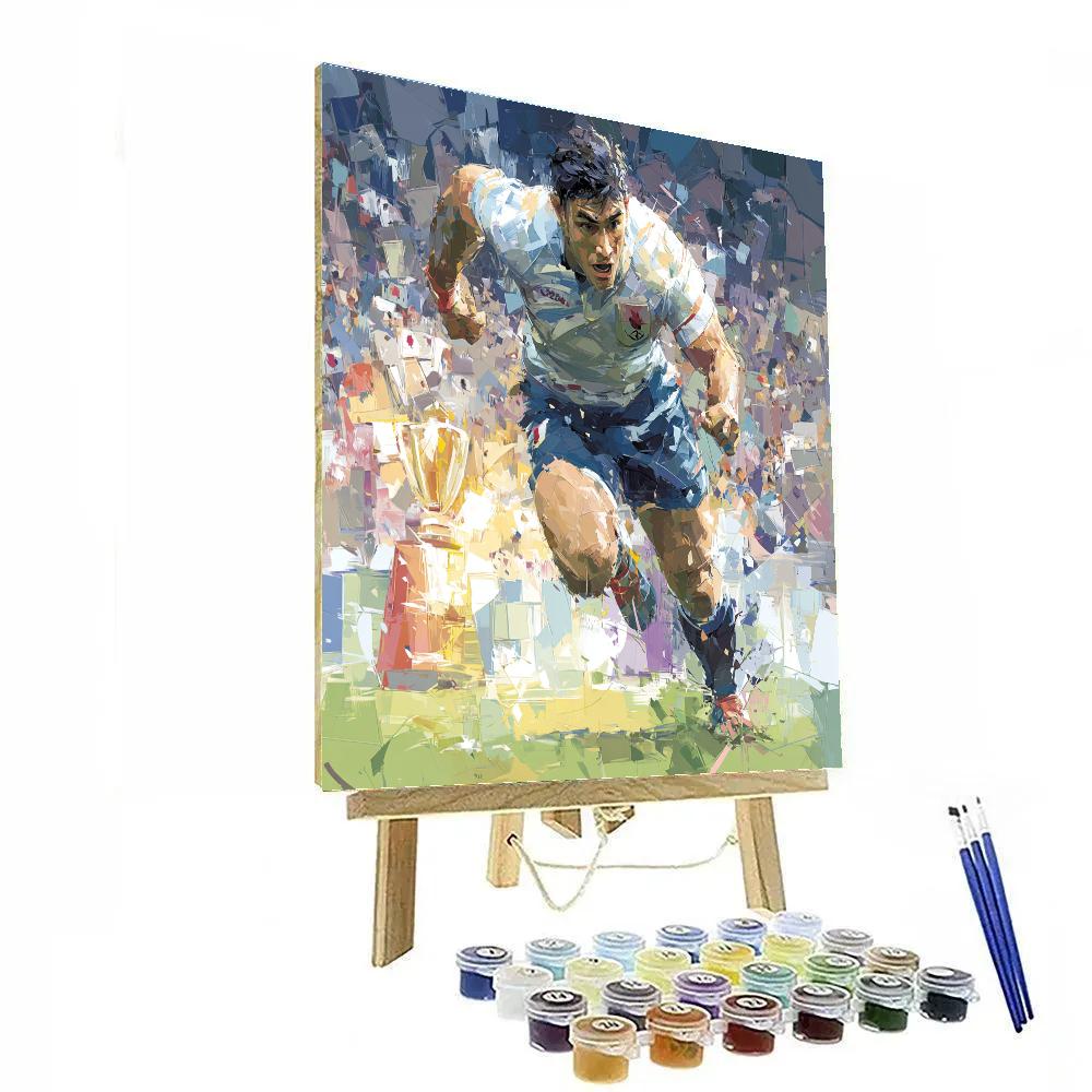 Mitoma Fifa 2026 Blue paint by color