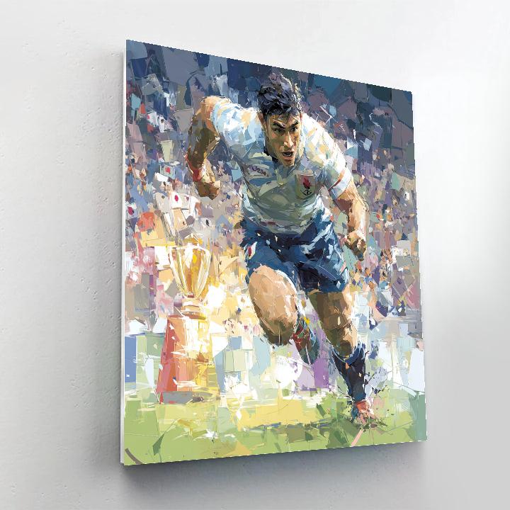 Mitoma Fifa 2026 Blue paint by color