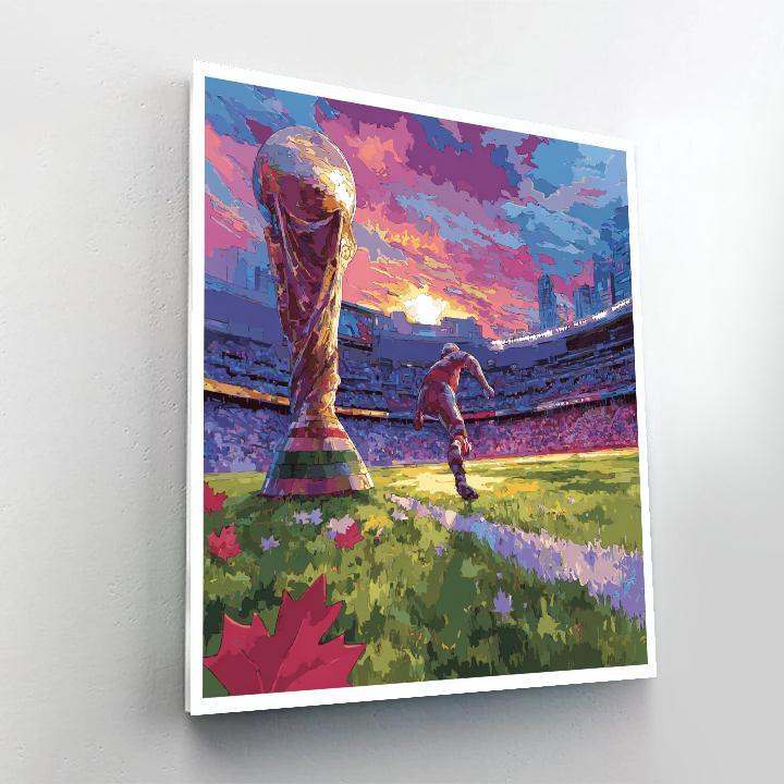 Davies Fifa 2026 Speed Number painting