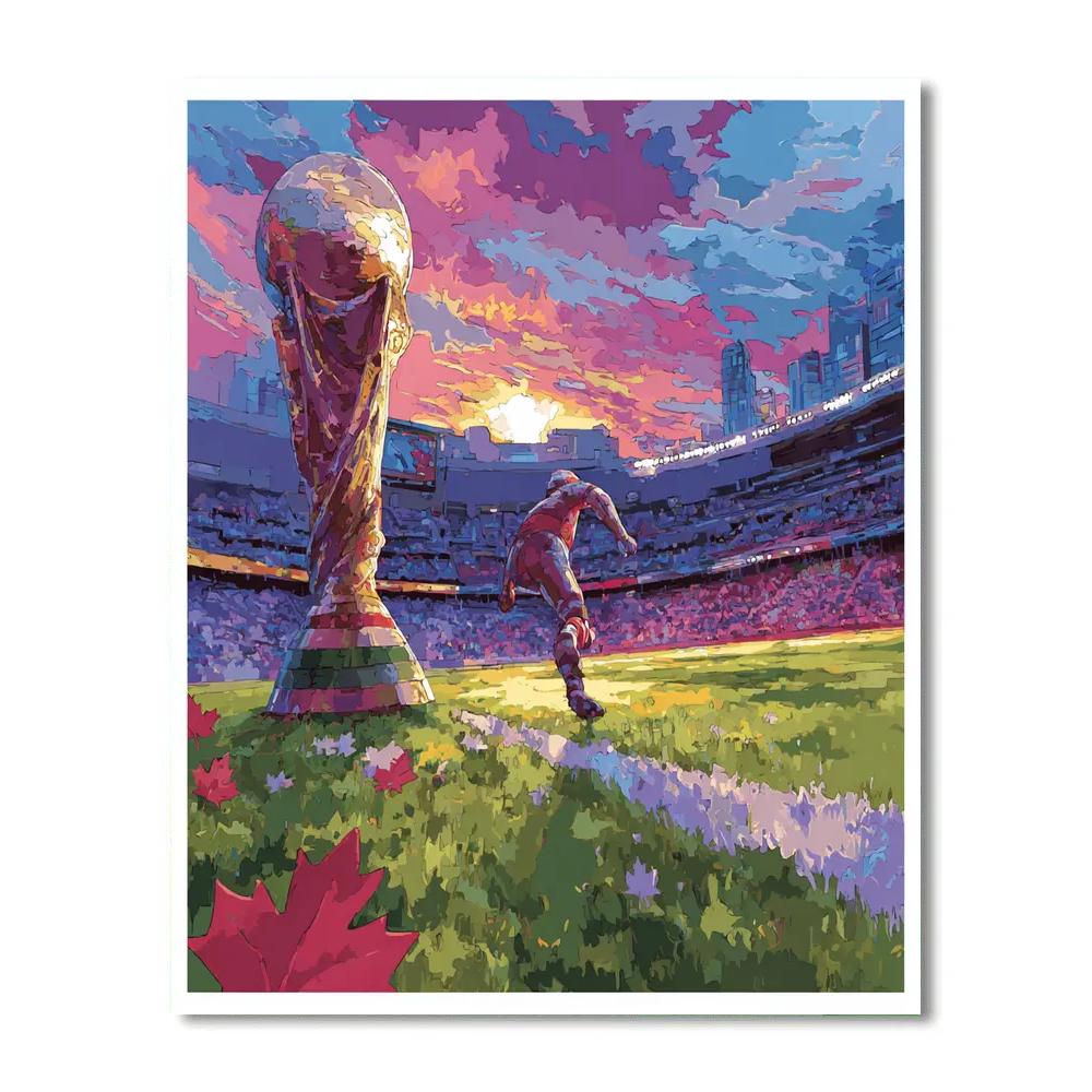 Davies Fifa 2026 Speed Number painting