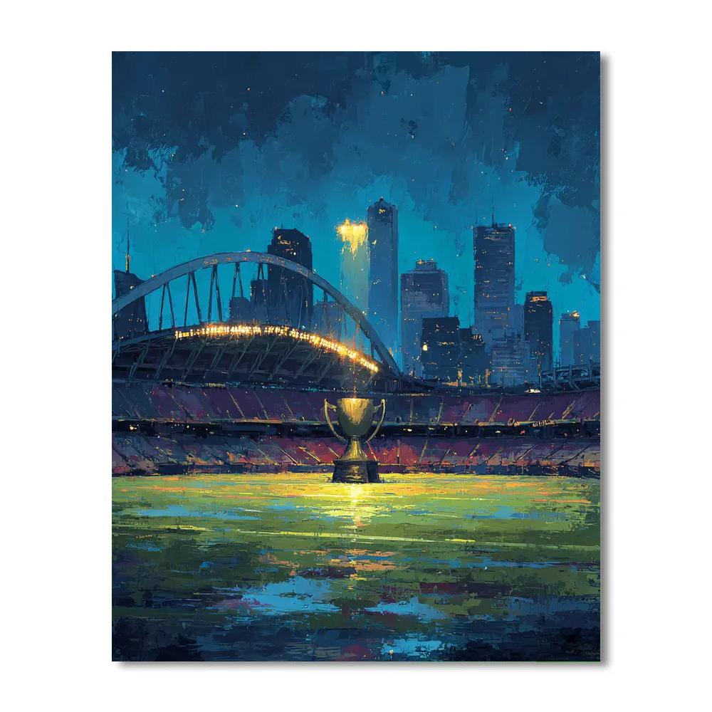 Seattle Fifa 2026 Rainlight DIY paint by numbers
