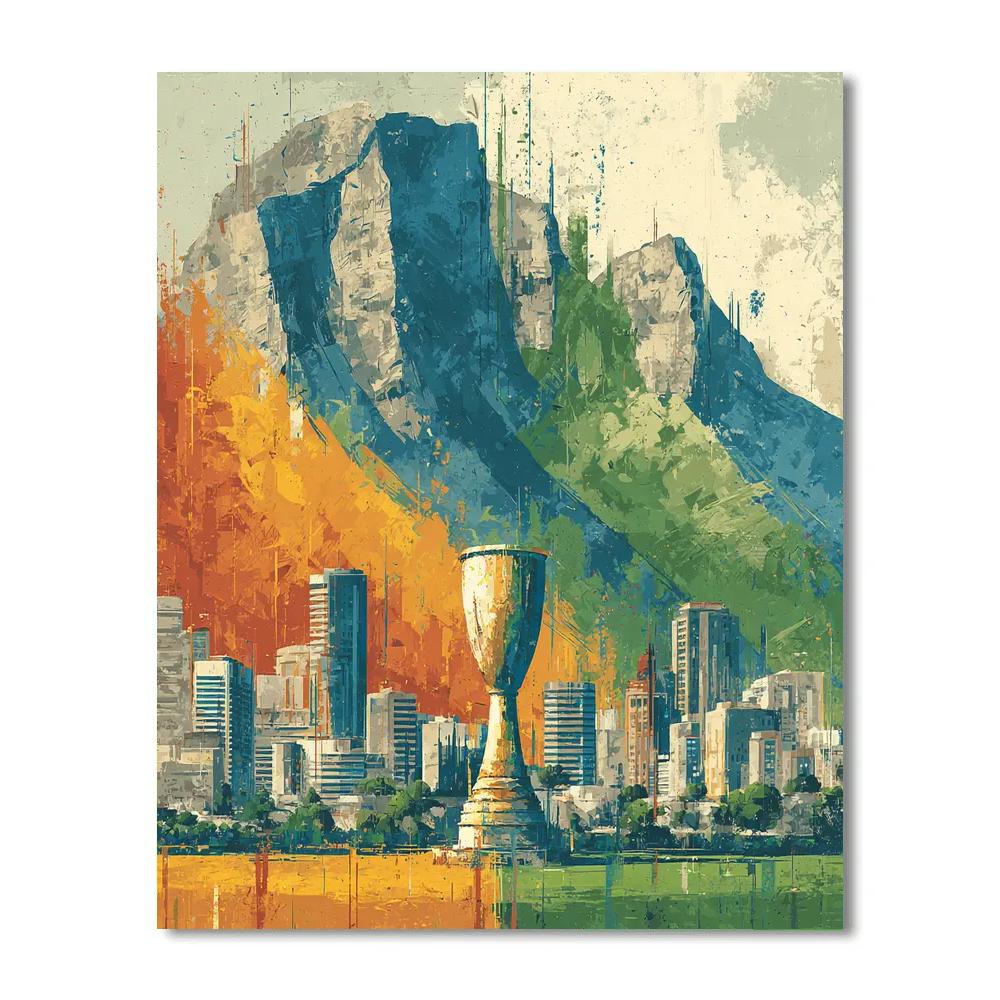 Monterrey Fifa 2026 Lights Numbered painting kits
