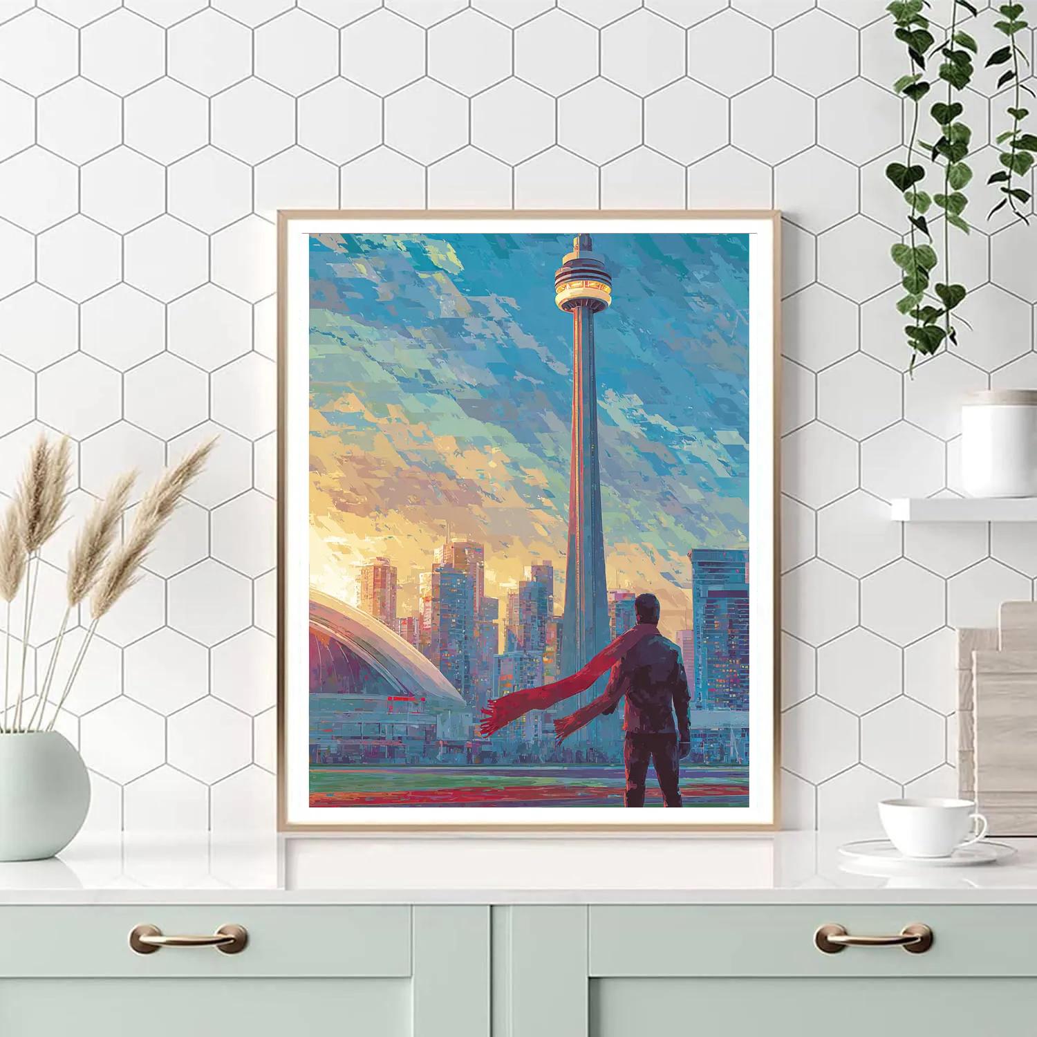 Toronto Fifa 2026 Glow painting number kit