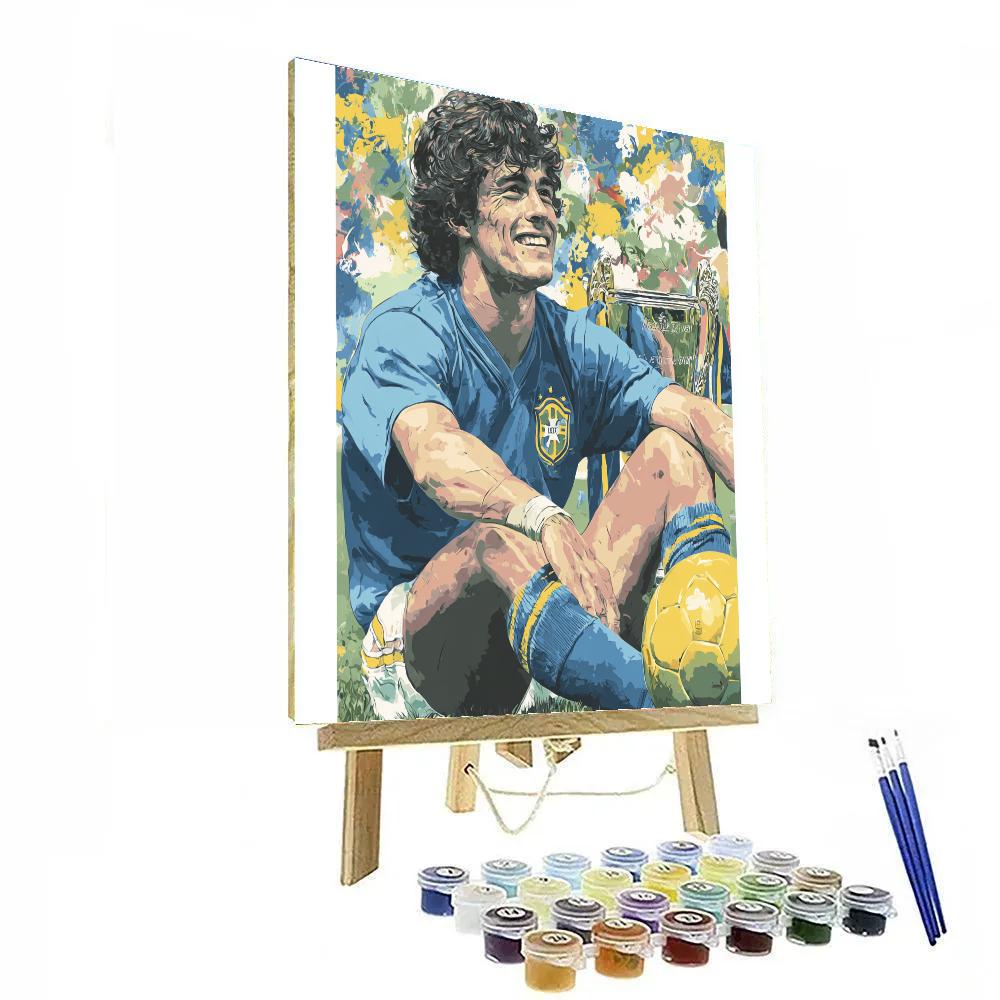 Ronaldinho Fifa 2026 Joy Paint by numbers art