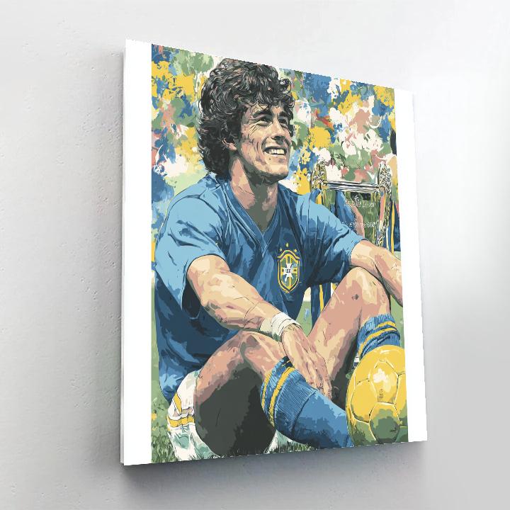 Ronaldinho Fifa 2026 Joy Paint by numbers art