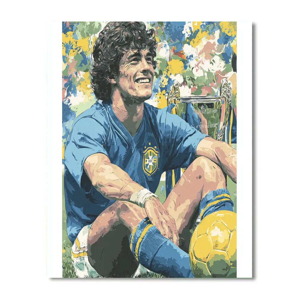 Ronaldinho Fifa 2026 Joy Paint by numbers art