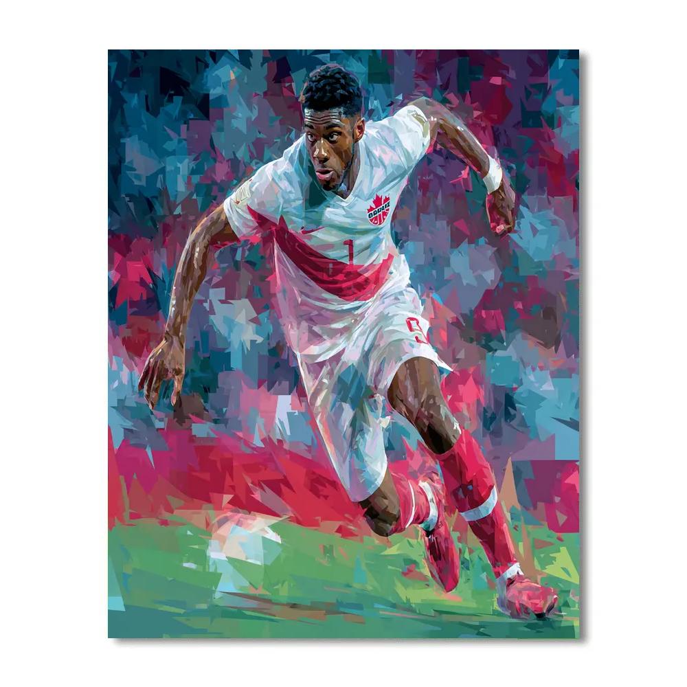 Davies Fifa 2026 Speed DIY paint by numbers